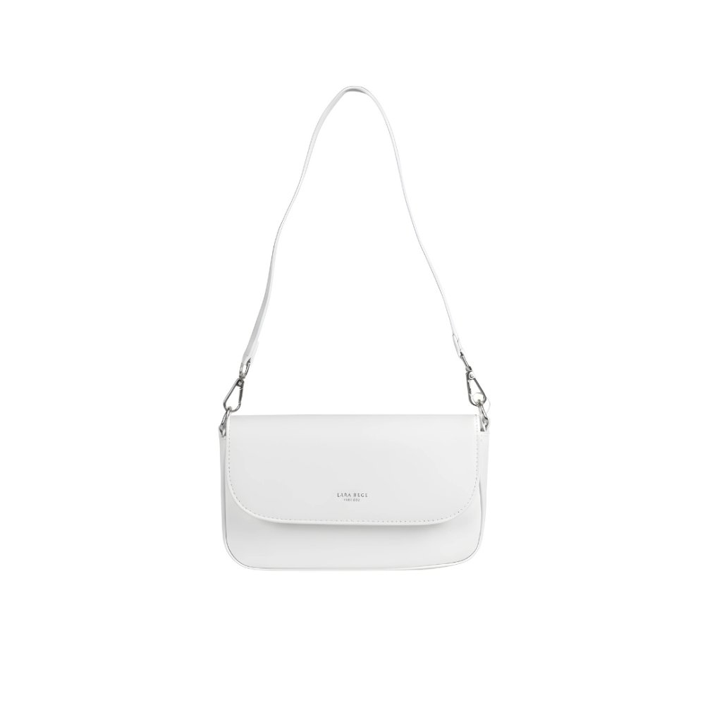 Dámska koženková kabelka Biela