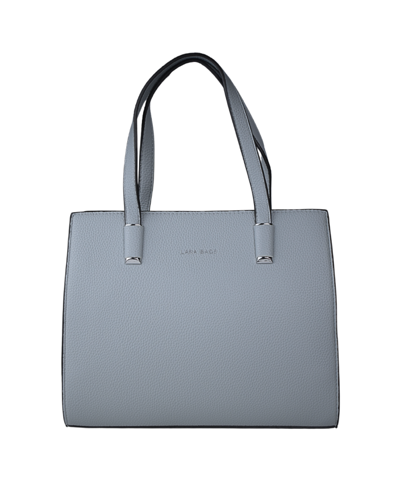 KLARISA dámska koženková kabelka Svetlomodrá