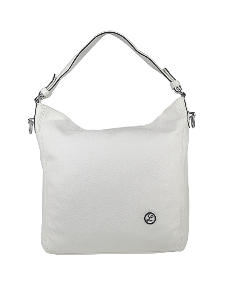 ALICE dámska koženková kabelka Biela