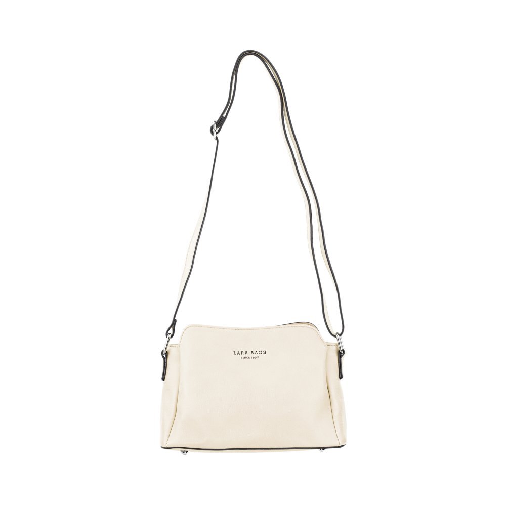 LILY dámska koženková kabelka svetlo béžová