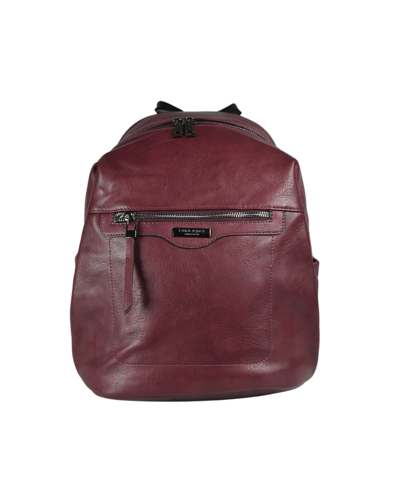 RIA dámsky koženkový batoh Fialová