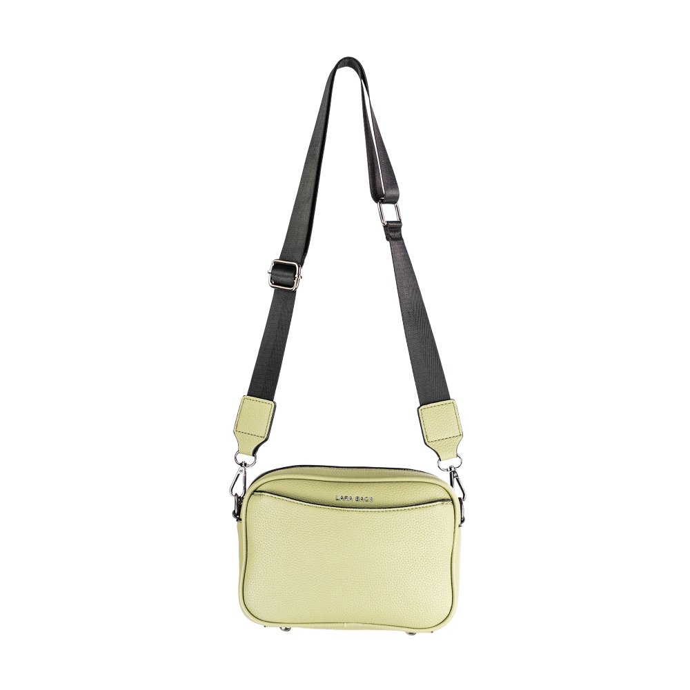 LILY dámska crossbody koženková kabelka olivová