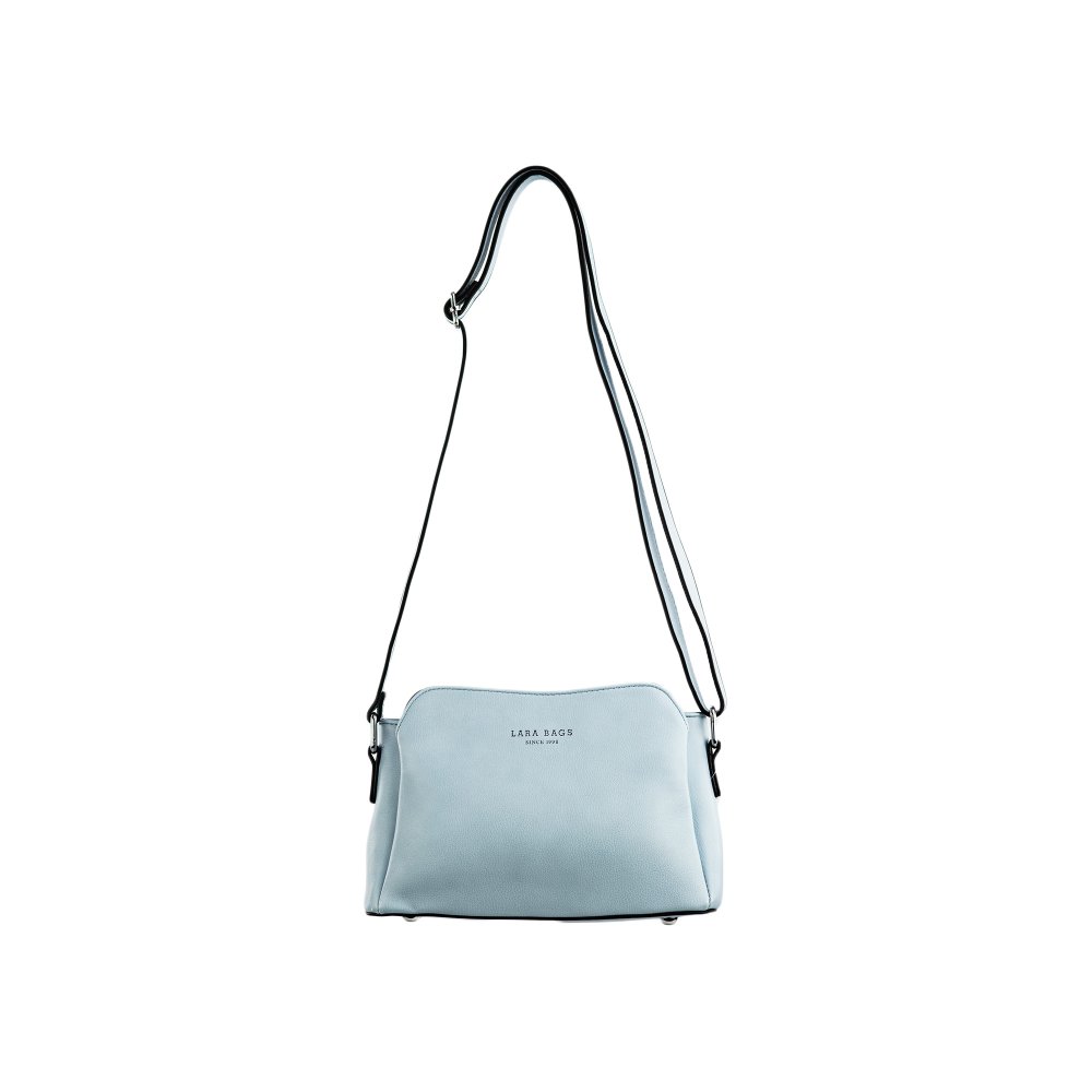 LILY dámska koženková kabelka Svetlomodrá