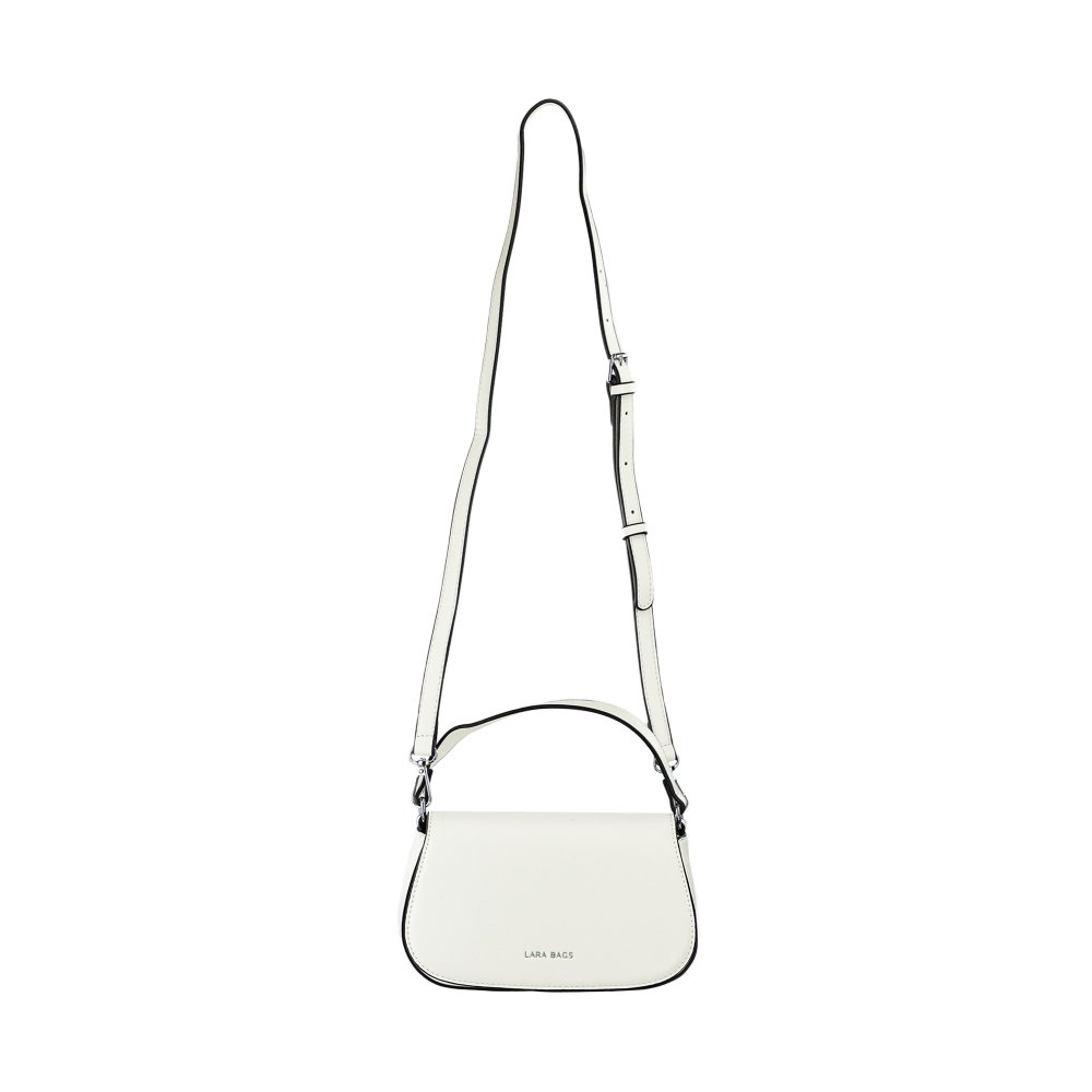 RACHEL dámska crossbody koženková kabelka Biela