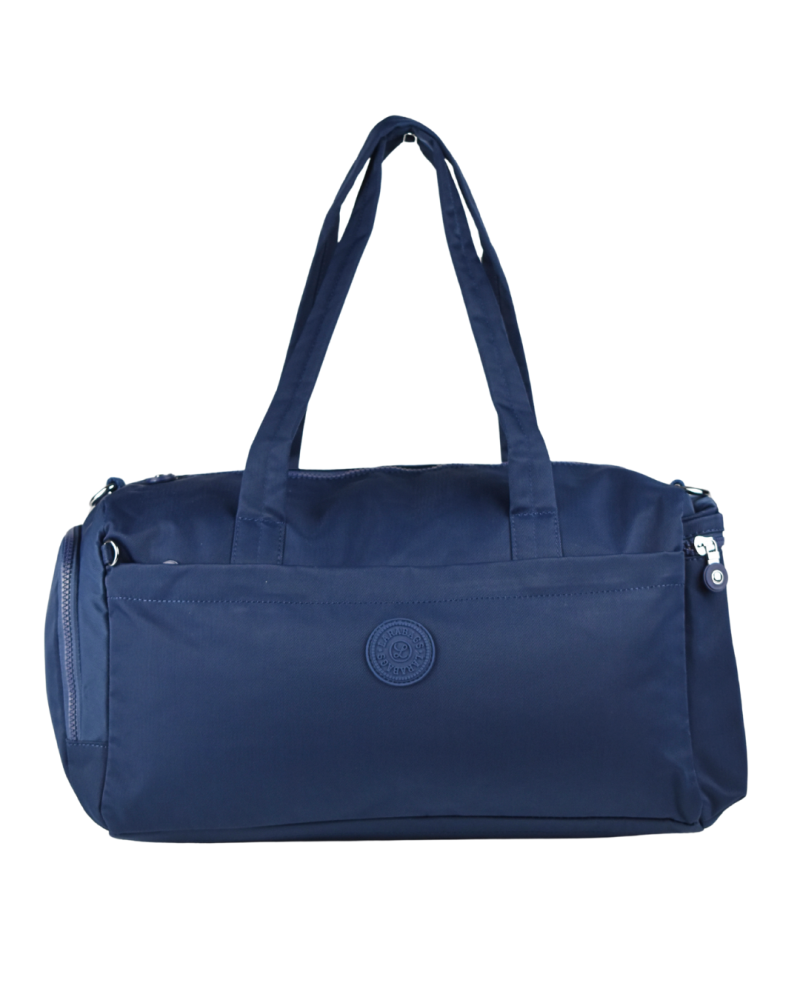 LÁTKOVÁ CESTOVNÁ TAŠKA LARA BAGS Tmavomodrá