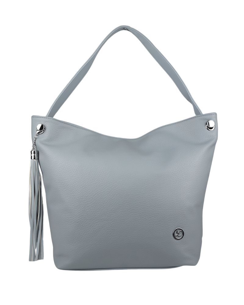 KARINA dámska koženková kabelka Nebeská modrá