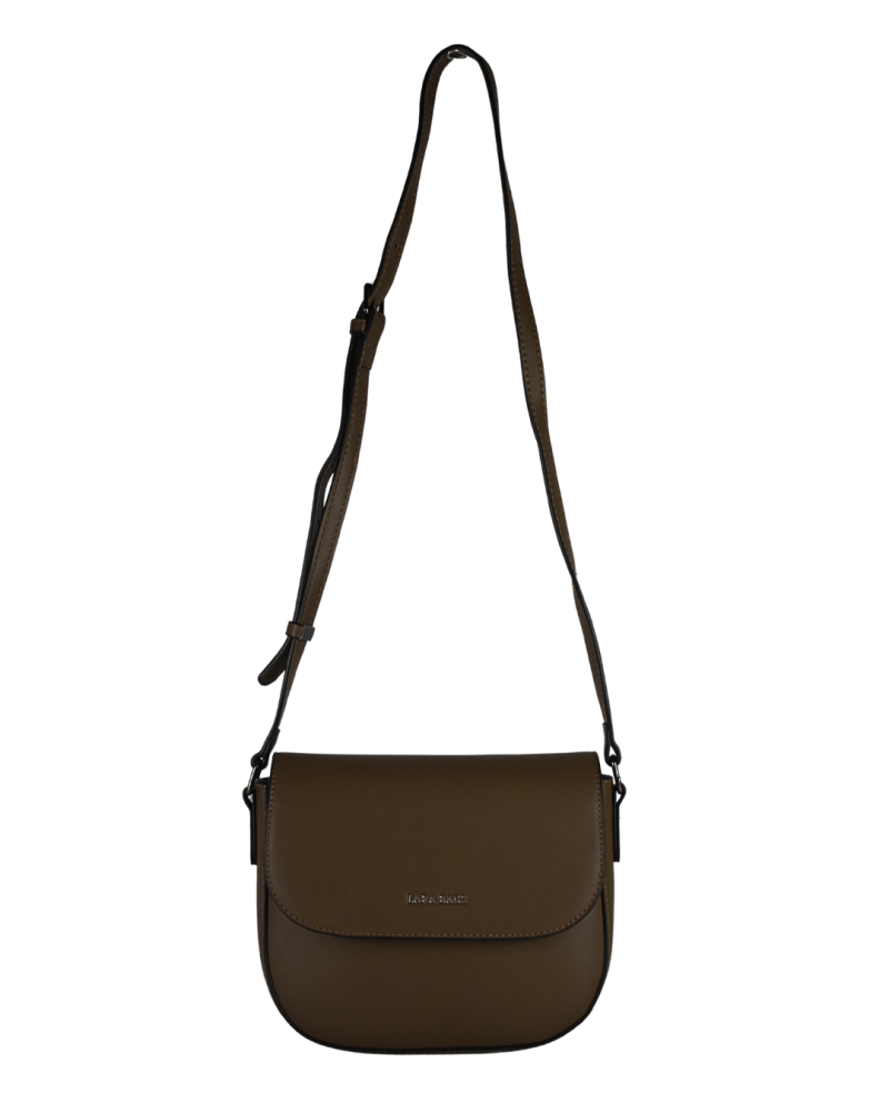 Lara Bags PAOLA dámska crossbody koženková kabelka coffee