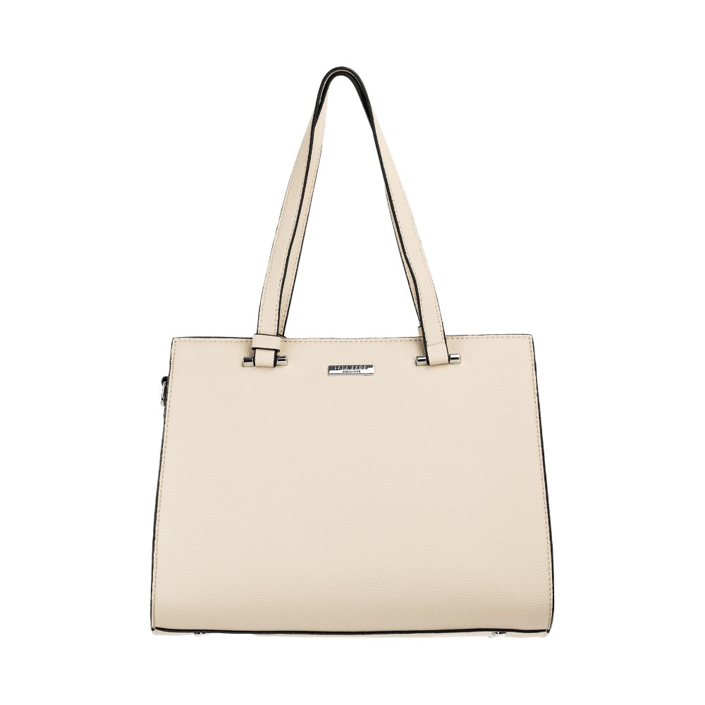 ALESSIA dámska koženková kabelka taupe