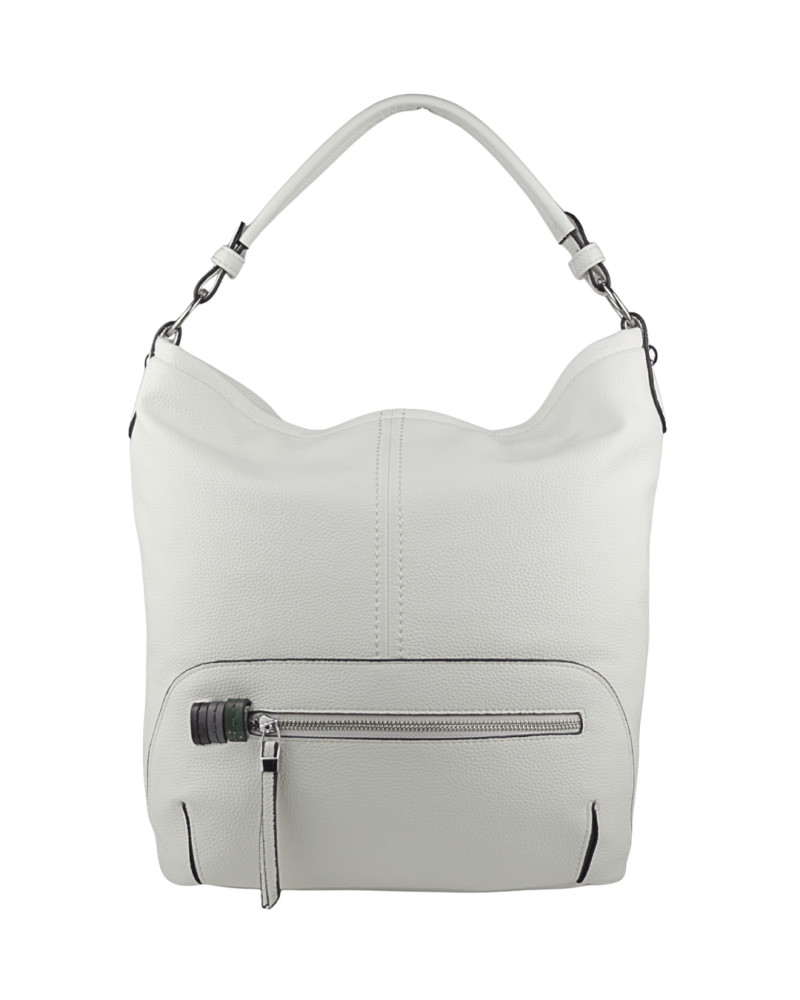 TEA dámska koženková kabelka Biela