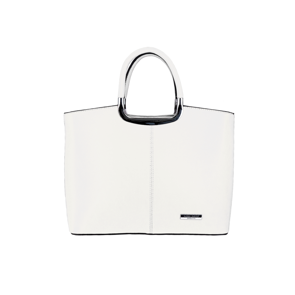 Lara Bags ABBY dámska koženková kabelka Béžová