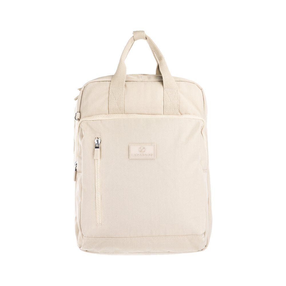 LÁTKOVÝ BATOH svetlo béžová
