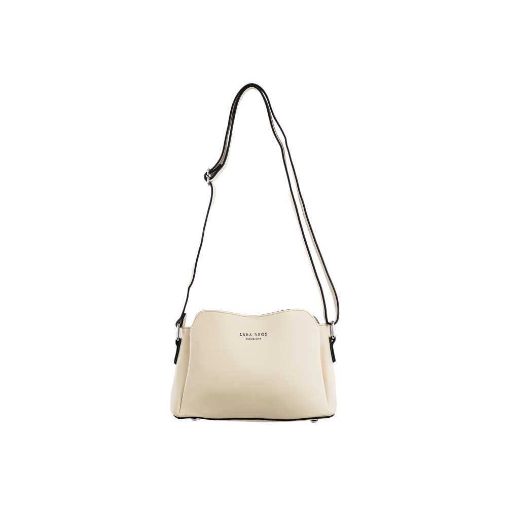 LILY dámska koženková kabelka Béžová