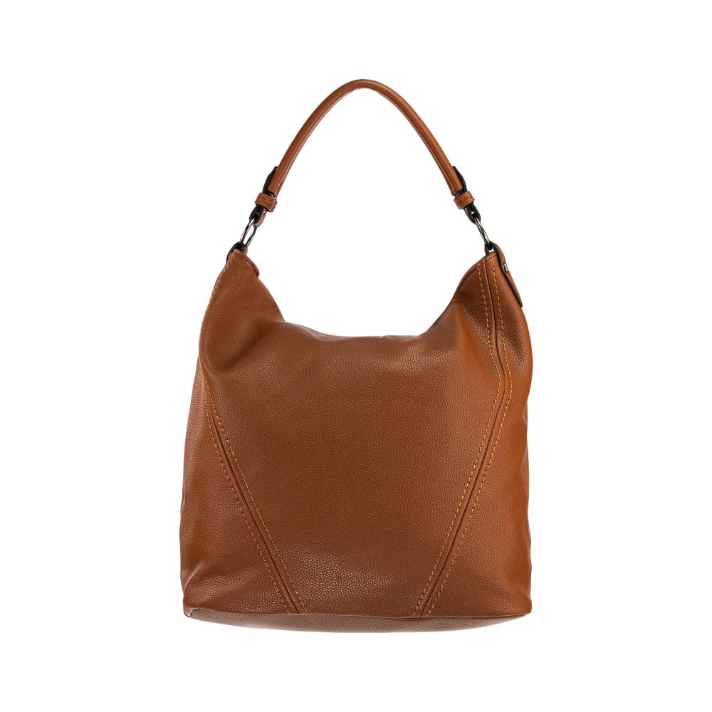 TALIA dámska koženková kabelka Svetlohnedá