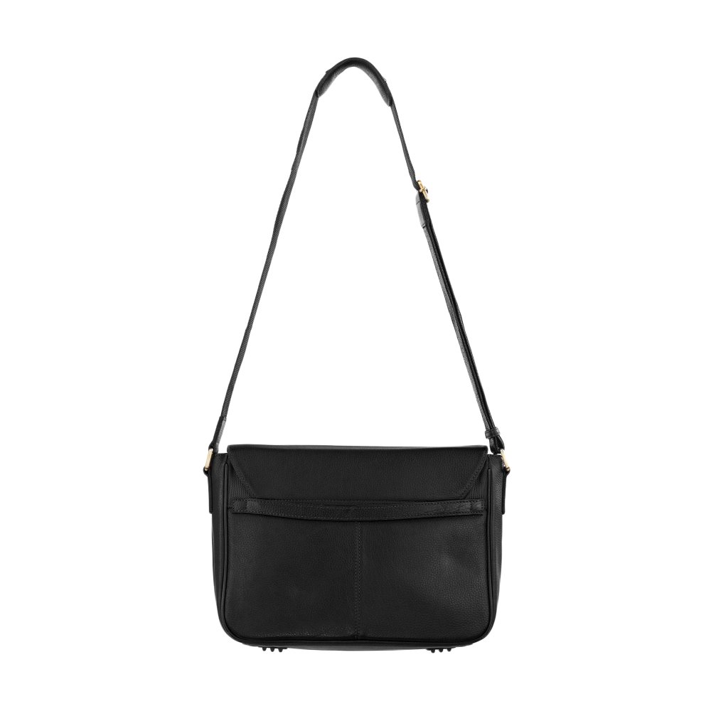 PÁNSKA KOŽENÁ TAŠKA Čierna