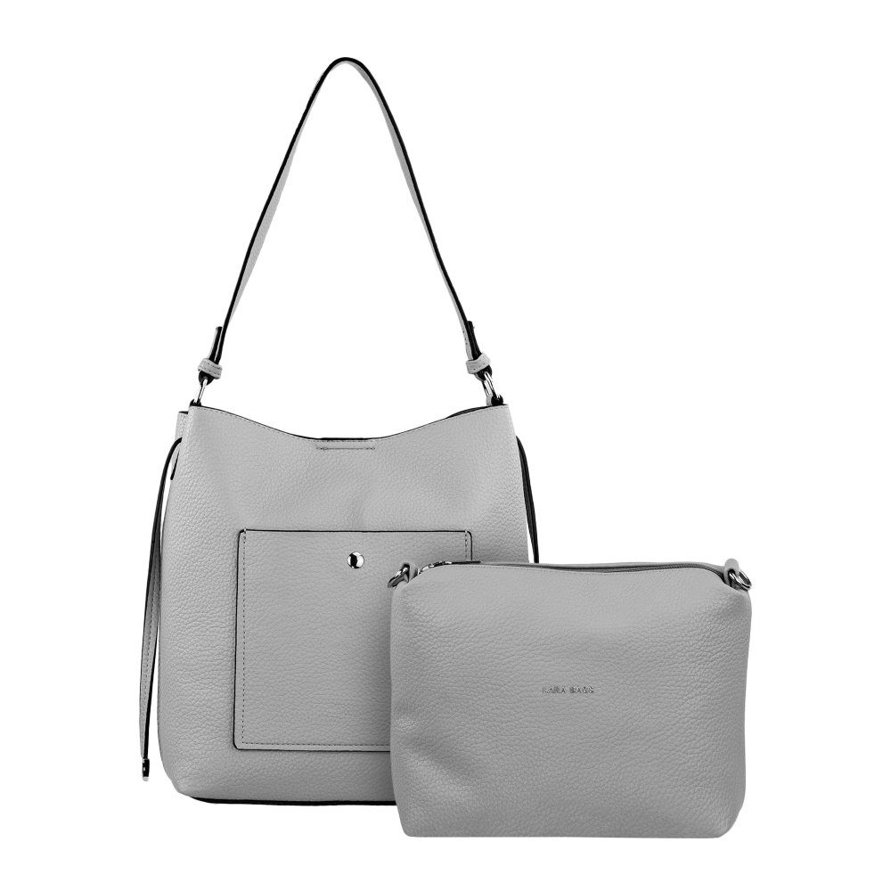 CELESTE dámska koženková kabelka Sivá