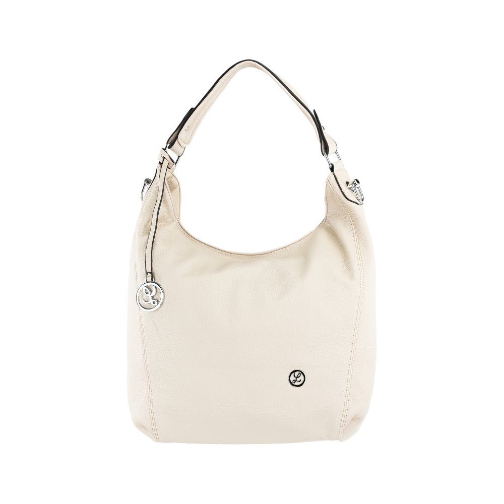 ELSA dámska koženková kabelka taupe