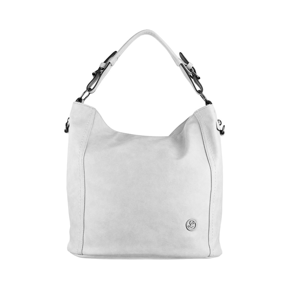 HARPER dámska koženková kabelka Sivá