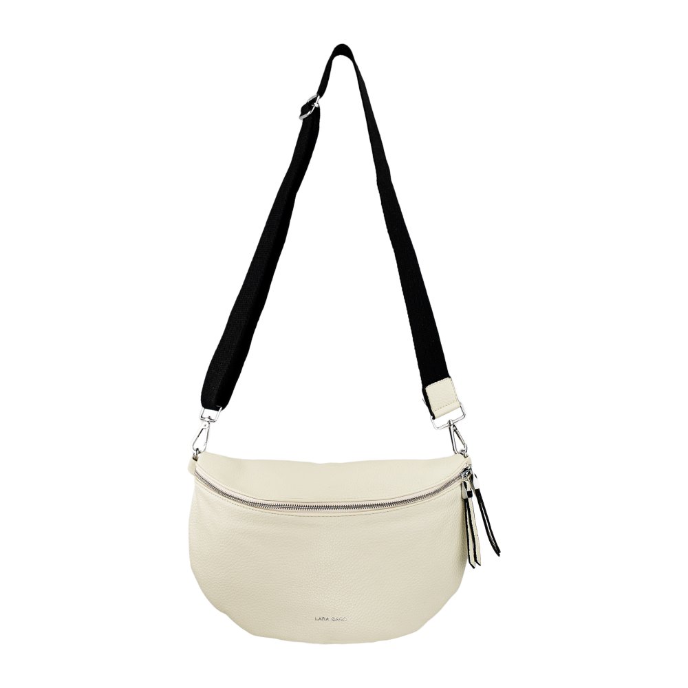 LESIA maxi dámska koženková ľadvinka Béžová