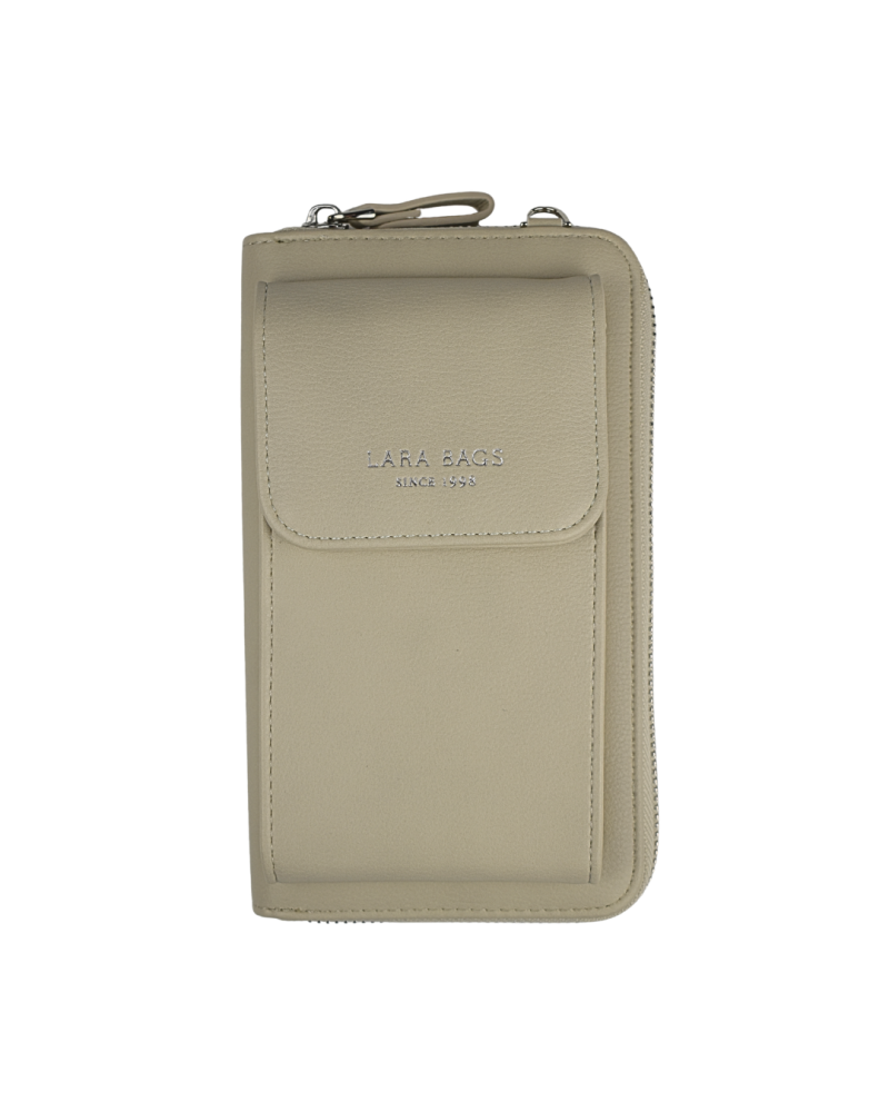 DÁMSKA PEŇAŽENKA A PÚZDRO NA MOBIL svetlo béžová