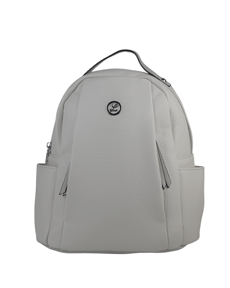 TANYA dámsky koženkový batoh Sivá