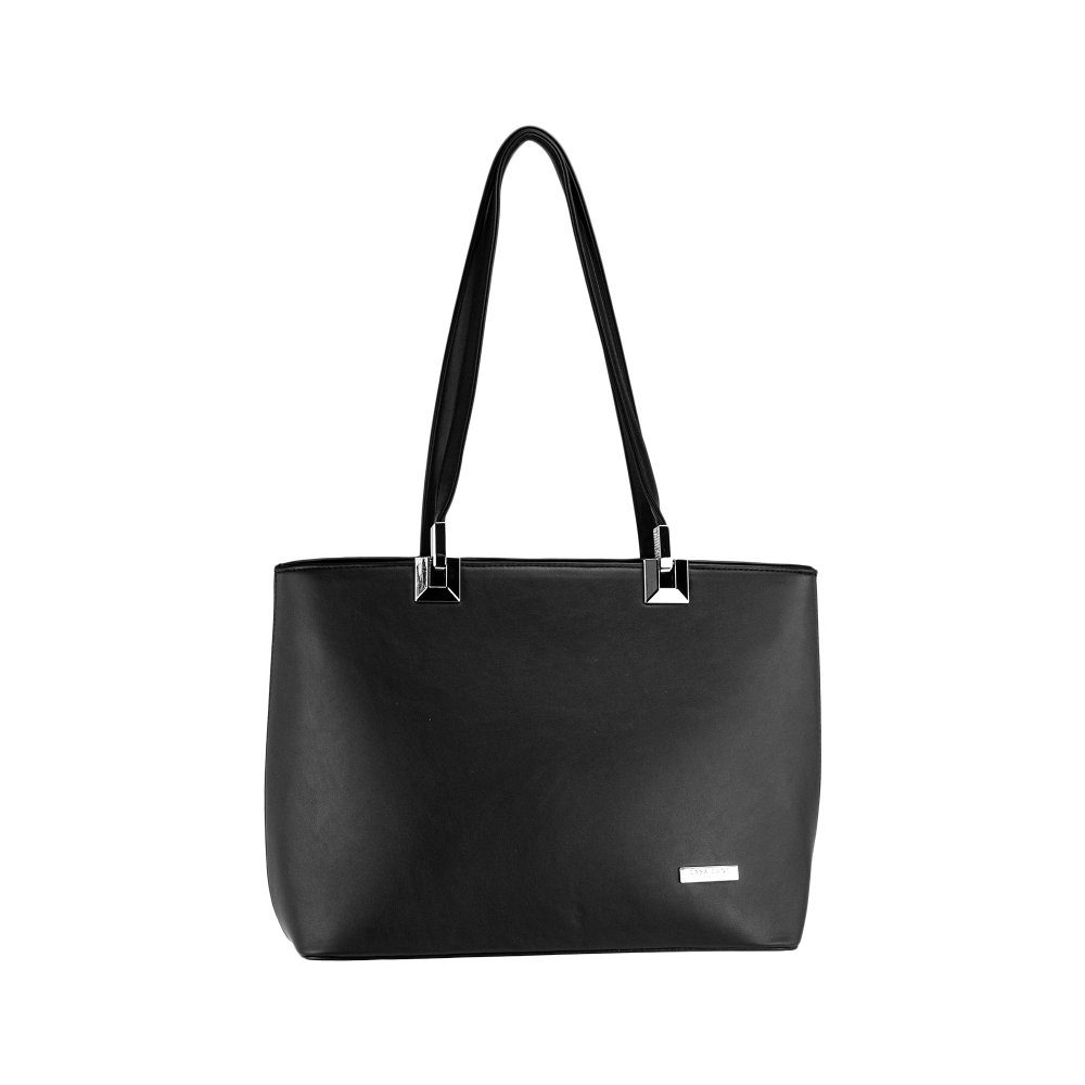 CHIARA dámska koženková kabelka Čierna