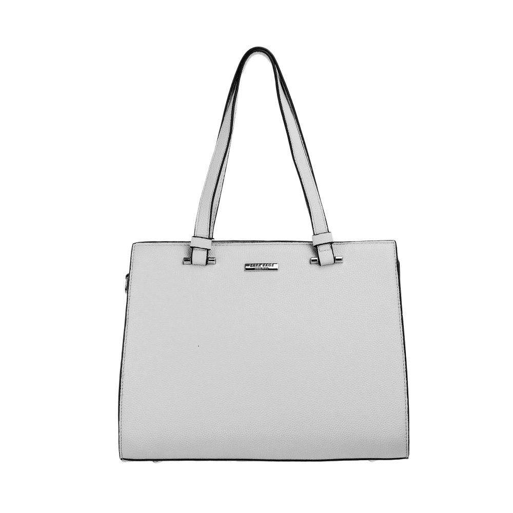 ALESSIA dámska koženková kabelka Sivá