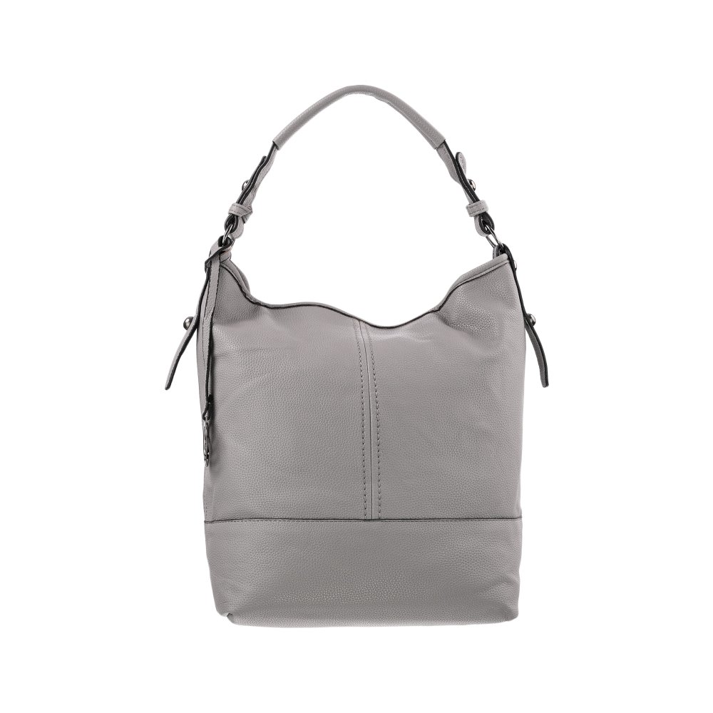 ZOJA dámska koženková kabelka Sivá