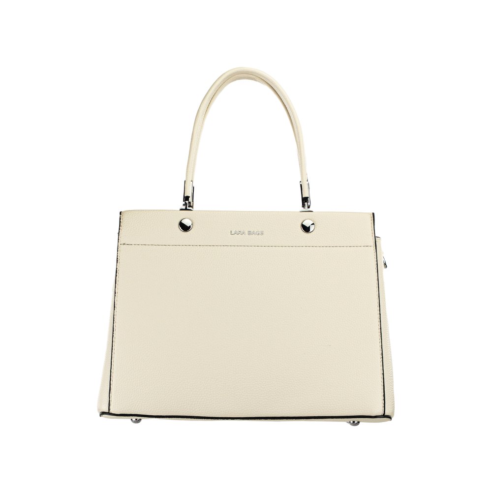 ELINA dámska koženková kabelka svetlo béžová