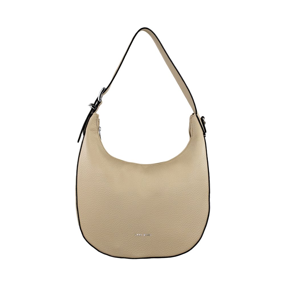 ESTELA dámska koženková kabelka taupe