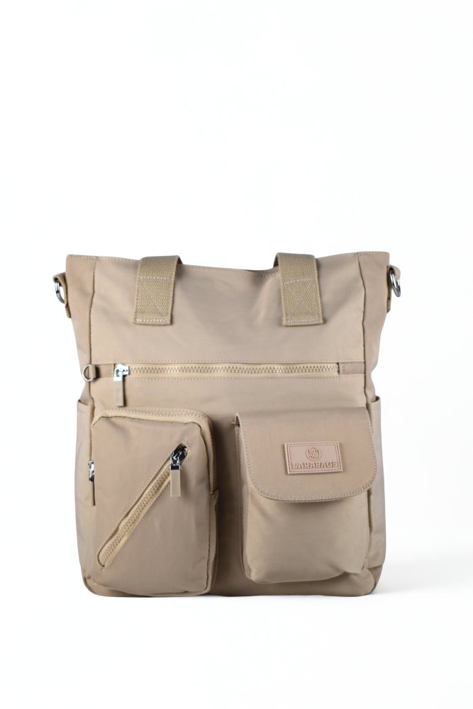 LÁTKOVÁ TAŠKA LARA BAGS Béžová