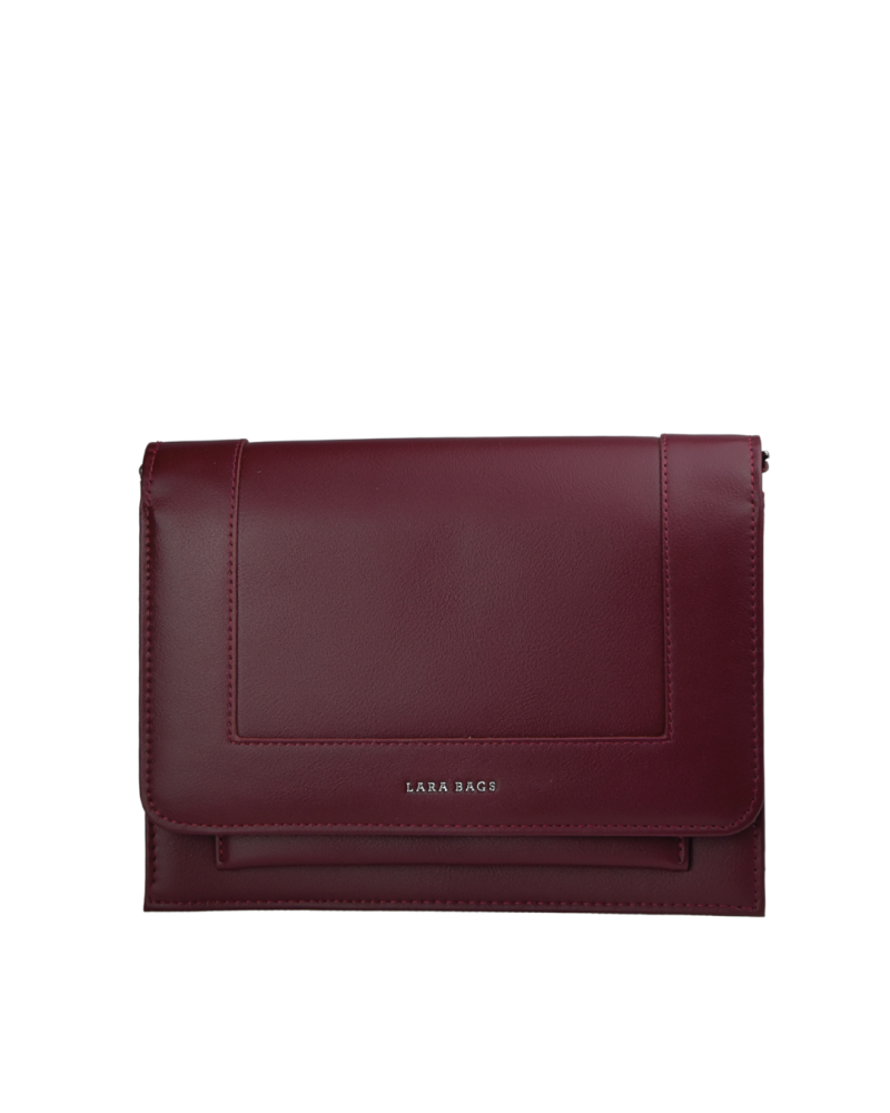 KABELKA CROSSBODY Bordová