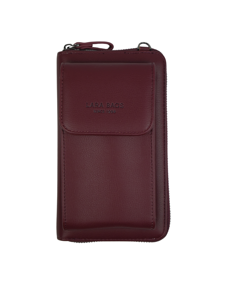 DÁMSKA PEŇAŽENKA A PÚZDRO NA MOBIL Bordová