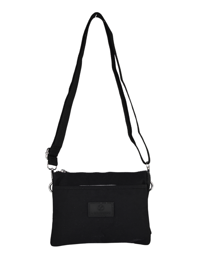 LÁTKOVÁ TAŠKA LARA BAGS Čierna