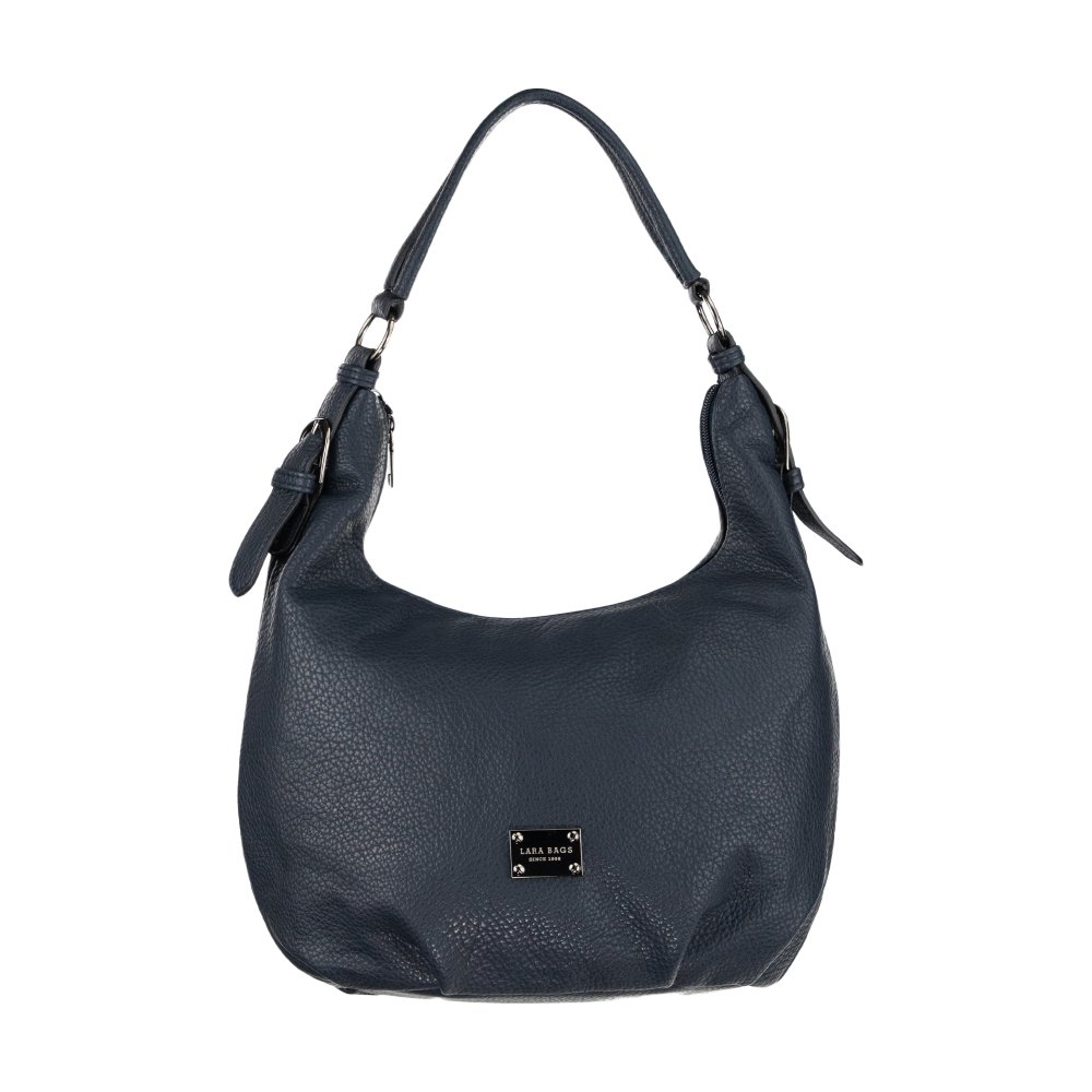 EVELYN dámska koženková kabelka Tmavomodrá