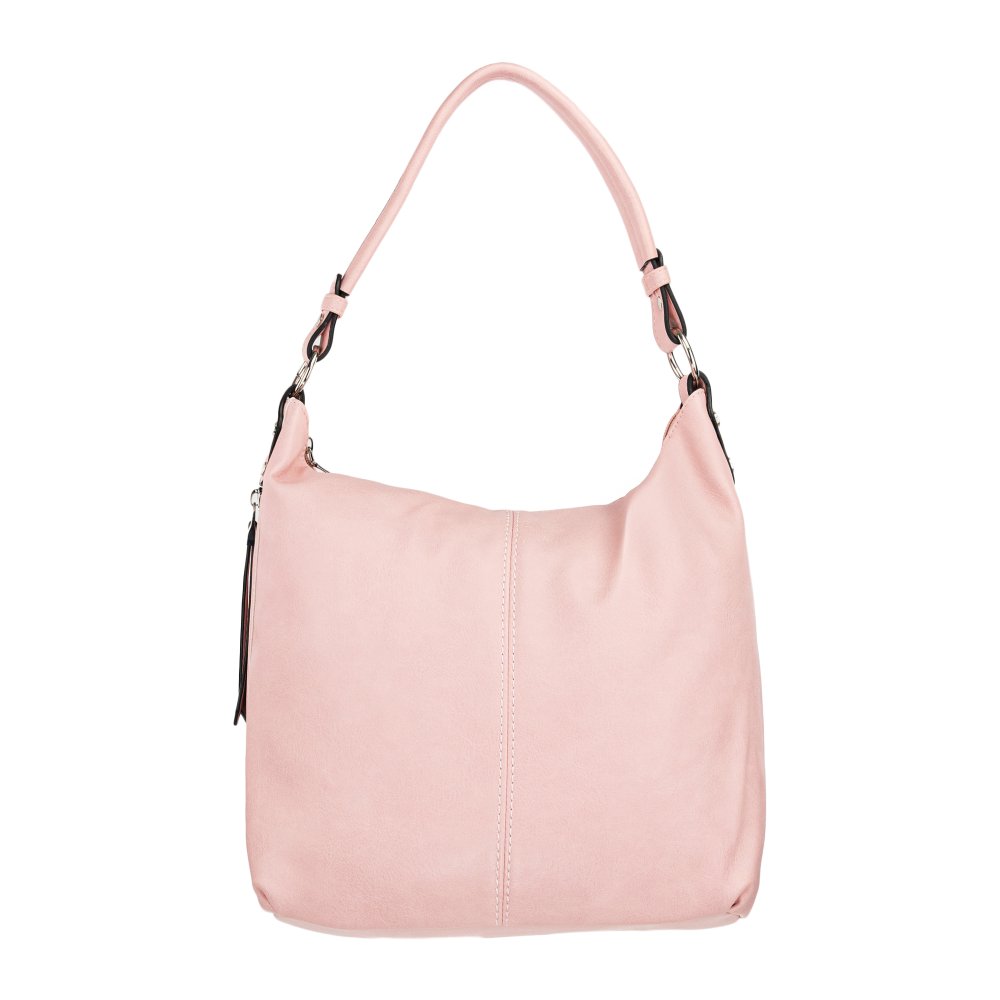 ZAIRA dámska koženková kabelka Ružová